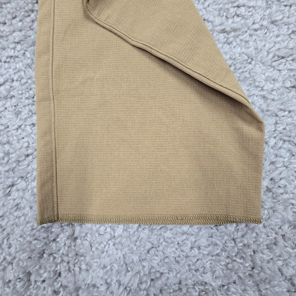 Under Armour Pants Men 36 Brown Loose Heat Gear Lightweight Unhemmed Office Golf - Picture 2 of 14